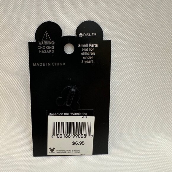 Disney Winnie The Pooh Tigger Name Tag Trading Pin Authentic Licensed Collection - Picture 2 of 2